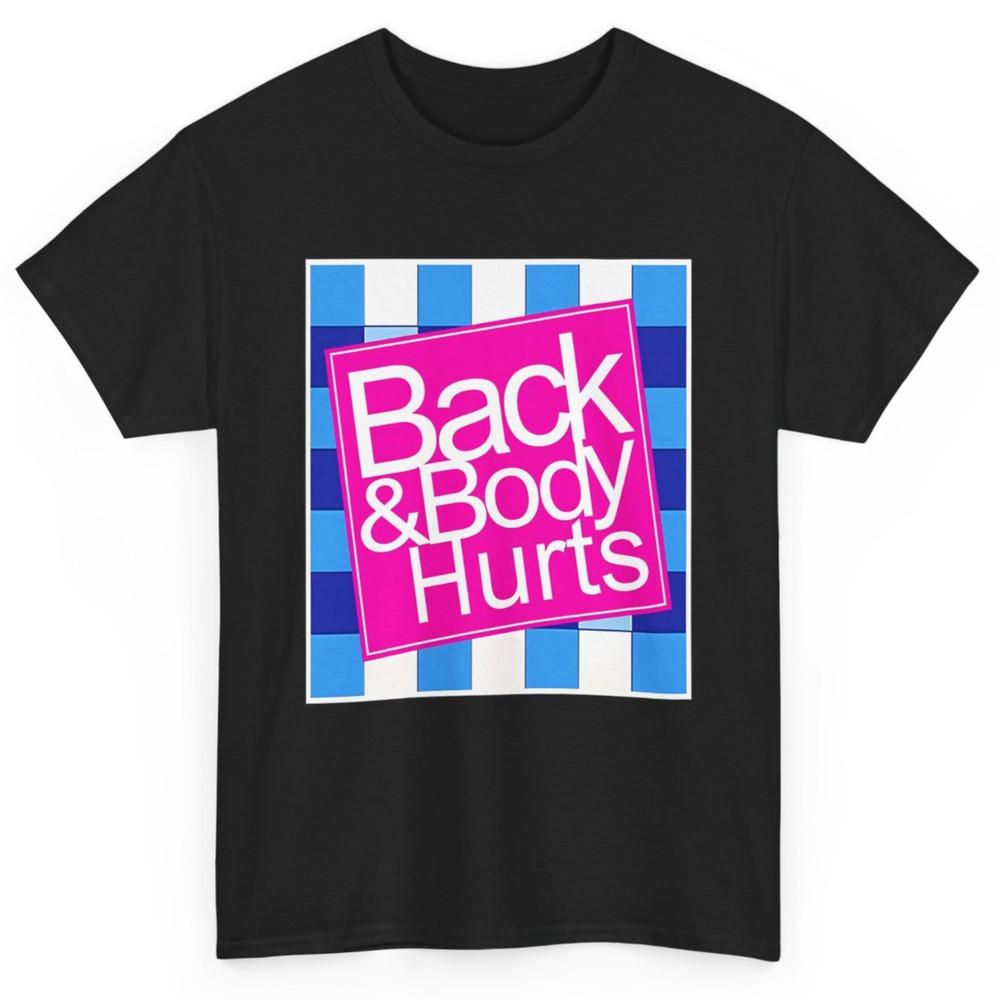 Смешная цитата про боль в спине Тренировочная футболка для зала Унисекс футболка XL