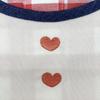 Momo and x Side Check [Atelier Momo] [Monchhichi] [Sanrio] Apron, Opening, Beige, Pattern, Women's, M-L, MA43997-51