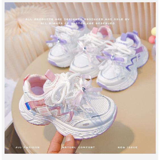 Baskets pour enfants2026Printemps baskets en mesh respirant style papa pour enfants, chaussures de course pour tout-petits et jeunes enfants, chaussures pour bébé