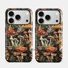 Retro Mushroom Illustration Mobile Phone Case iPhone12pm Anti-drop Two-in-one Film Case Apple 17 Magnetic Protective Case