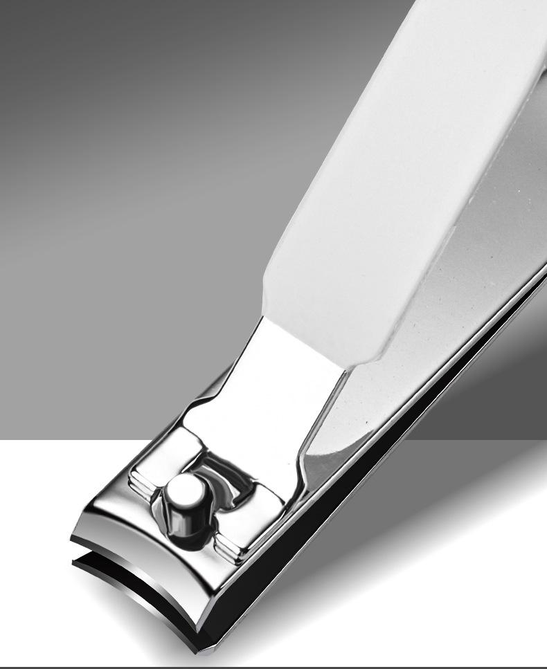 Stainless Steel Nail Clipper Set with Mirror, Ear Pick, and Nail File Manicure Tools