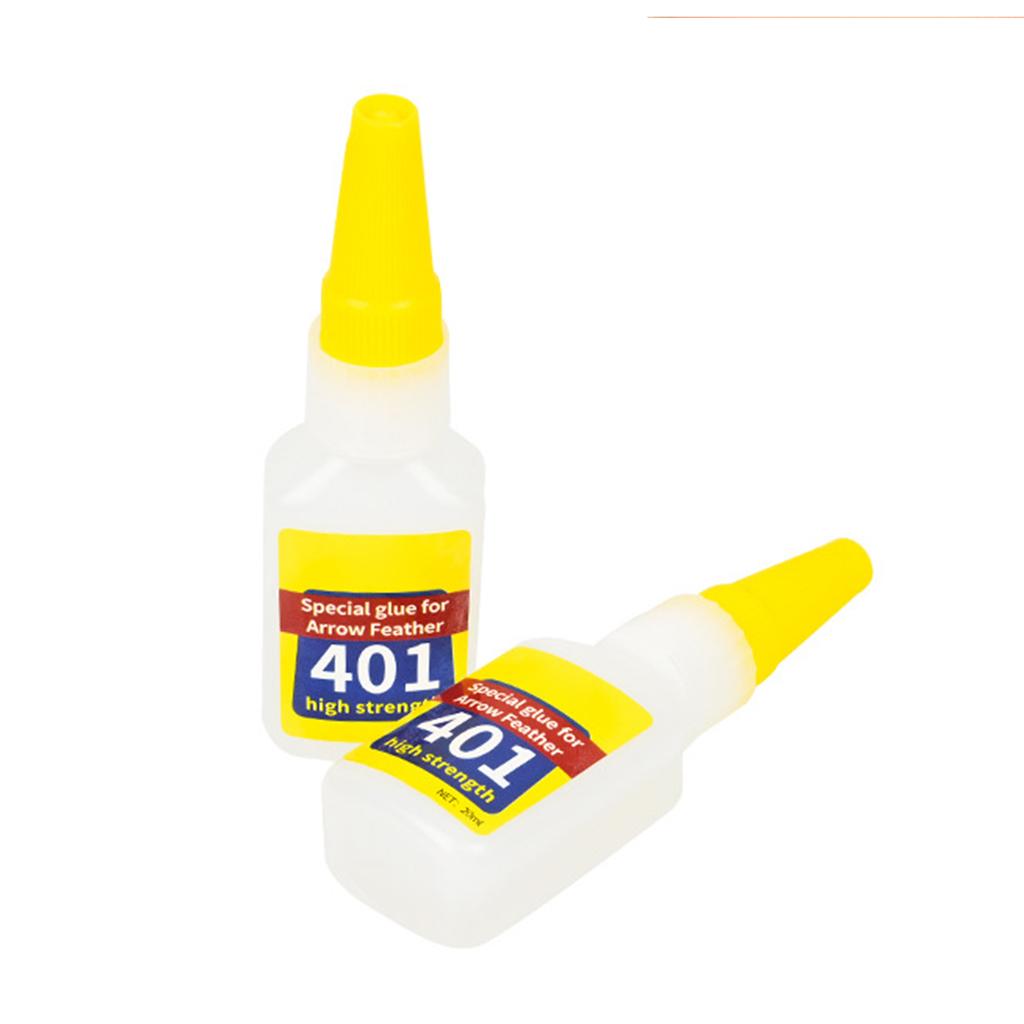 20ml Arrow Fletching Adhesive Glues High Strength Bonding Glue Fletches Paste Tool Fast Drying Glue For Bow And Arrow