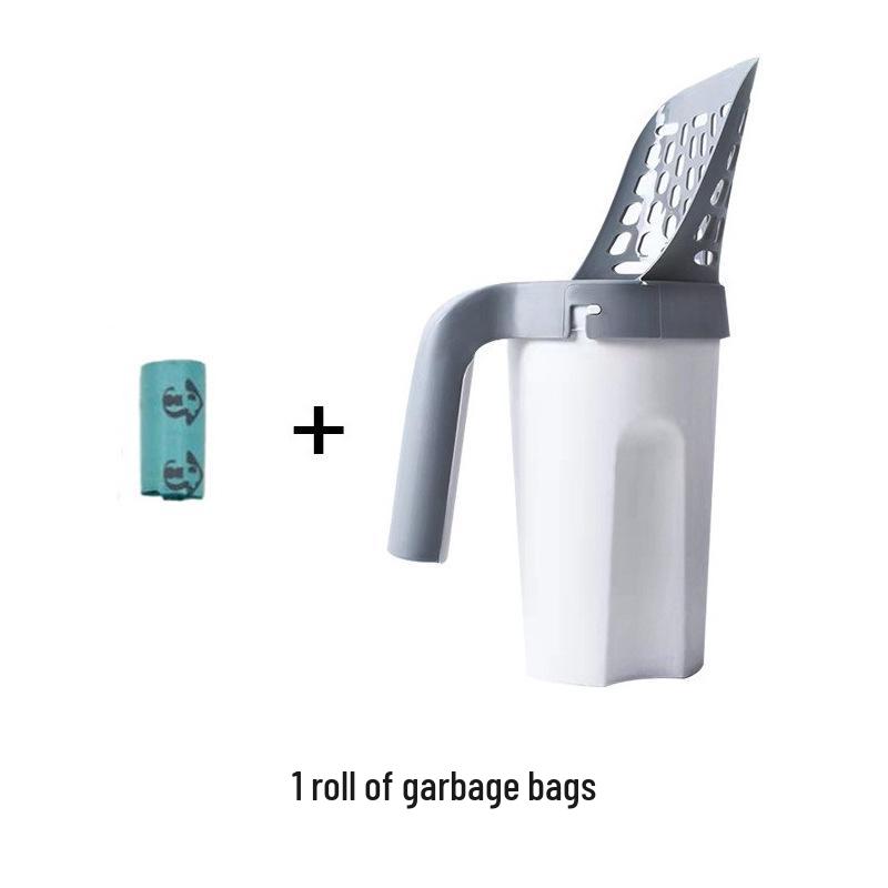 Pet Leash with Poop Scooper & Large Storage Box