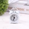 Classic Bell Mini Alarm Clock Quartz Movement Bedside Night Analog Clock