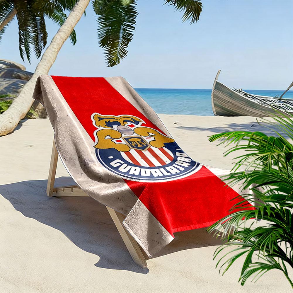 Guadalajara Soccer Team Towel A must-have beach towel for beach travel