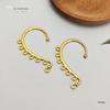 Handmade Ancient-Style Alloy Hairpin & Double Hole Ear Hook Earrings