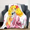 1pc Candy Candy2 Blanket, Gift, for Men and Women, Soft Blanket, Good for Sofa Bed Couch Travel, Lightweight Flannel Blanket