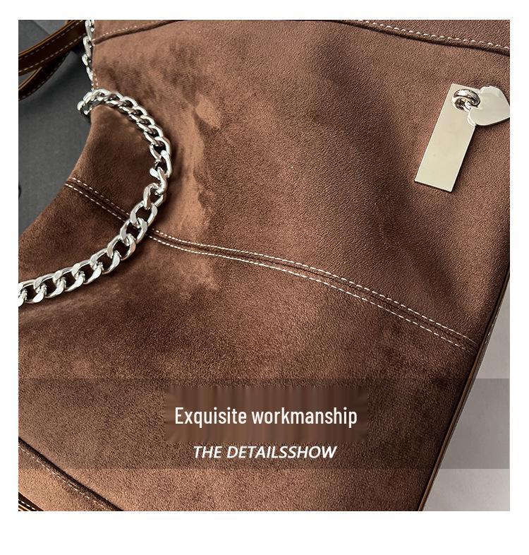 2025 Trendy Women's Large-Capacity Fashionable Tote: Commute & Crossbody Bag