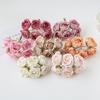 Vintage Simulationsblume Rose DIY Blumenkranz Zubehör Material Künstliche Blume Hanbok Kopfschmuck Blumenstrauß Geschenk Dekoration Eleganz Künstliche Blumen