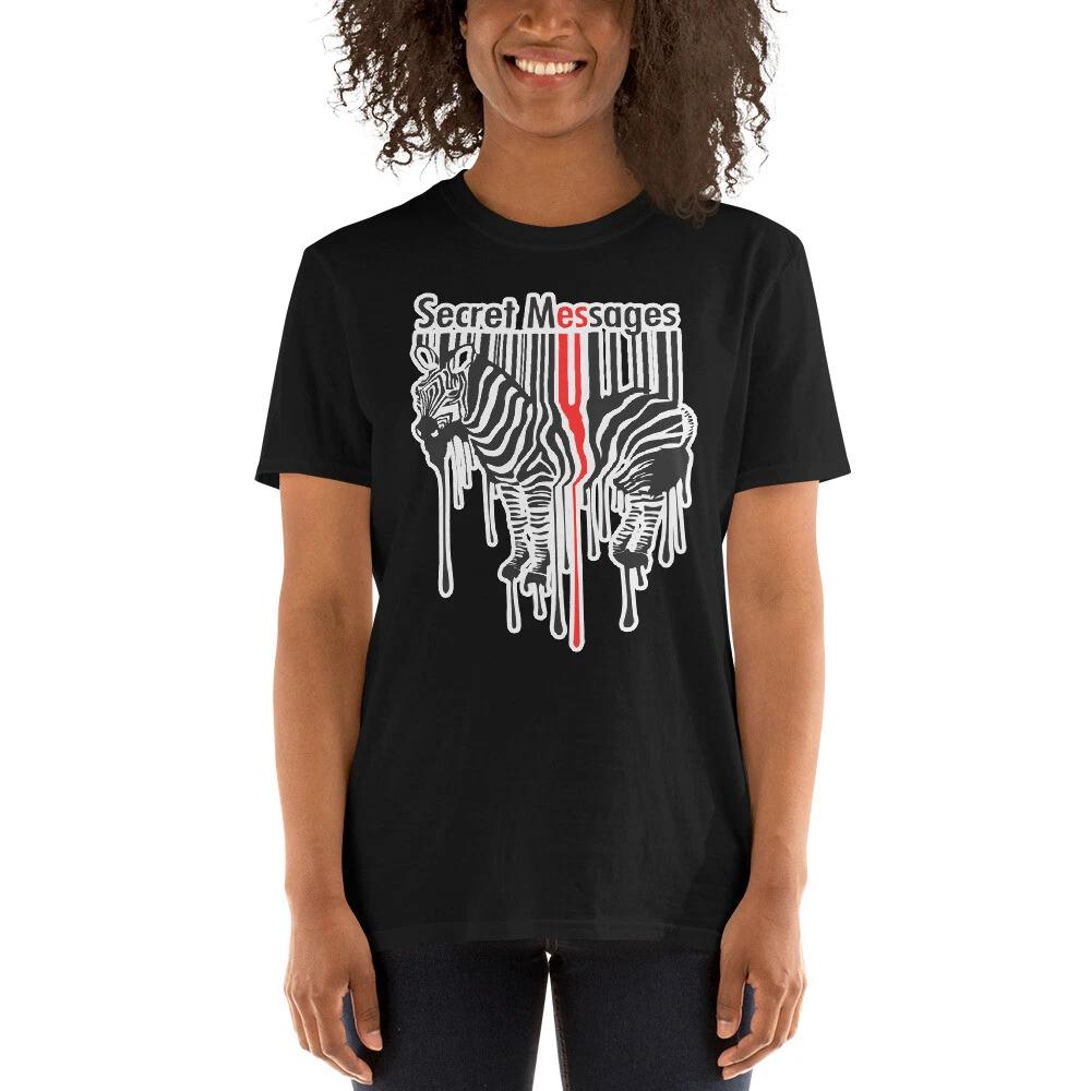 

SECRET MESSAGES ZEBRA CODES CONSPIRACY AWEOSOME Short-Sleeve Unisex T-Shirt L
