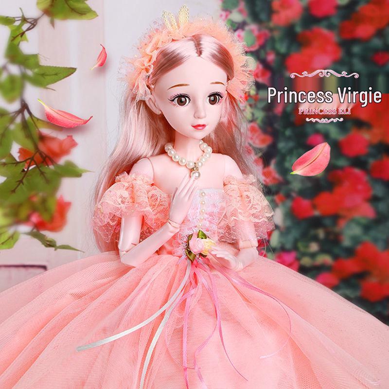 60cm Princess Dress-Up Doll Set for Girls - Perfect Birthday Gift