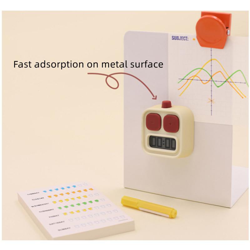 Robot Dijital Zamanlayıcı Sihirli Kutu Dönen Mutfak Geri Sayım Öğrenciler Çocuk Çalışma Zamanlayıcı Yönetimi Mutfak Hatırlatma Zamanlayıcı Saat