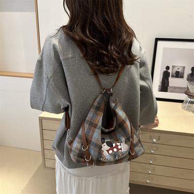 Commuter Large-capacity Bag Women's New Popular Double Shoulder Back Bag Single Shoulder Messenger Bag Tote Bag