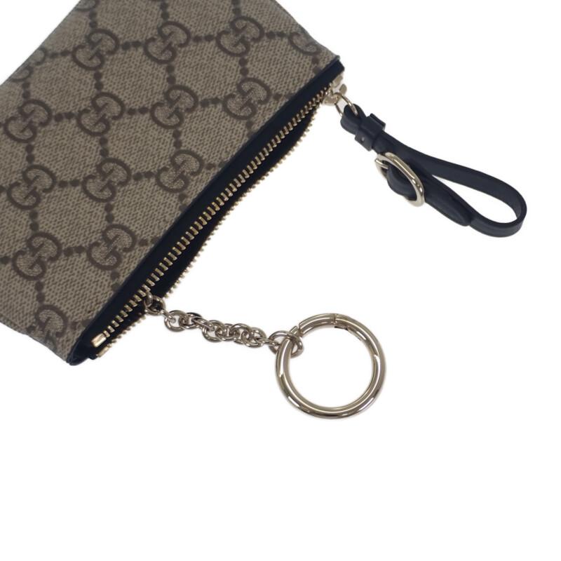 Gucci 819113 Coin Case Brown Polyurethane Women