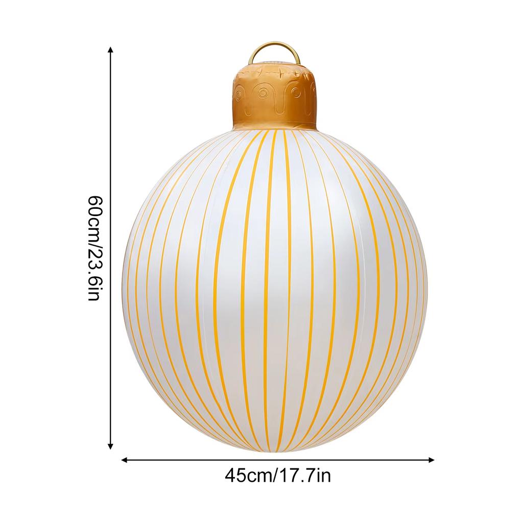Aufblasbare Ballon Weihnachtsbaumkugeln Groß PVC Feiertagsdekorierte Kugel Hofdekoration, Weihnachtsbedarf