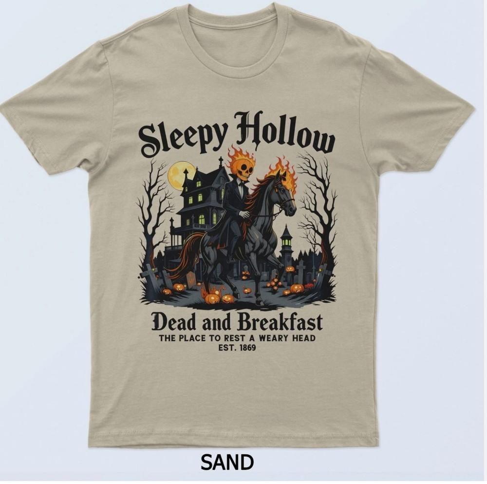 

Sleepy Hollow Horseman Halloween Spooky Season Vintage T-Shirt XL