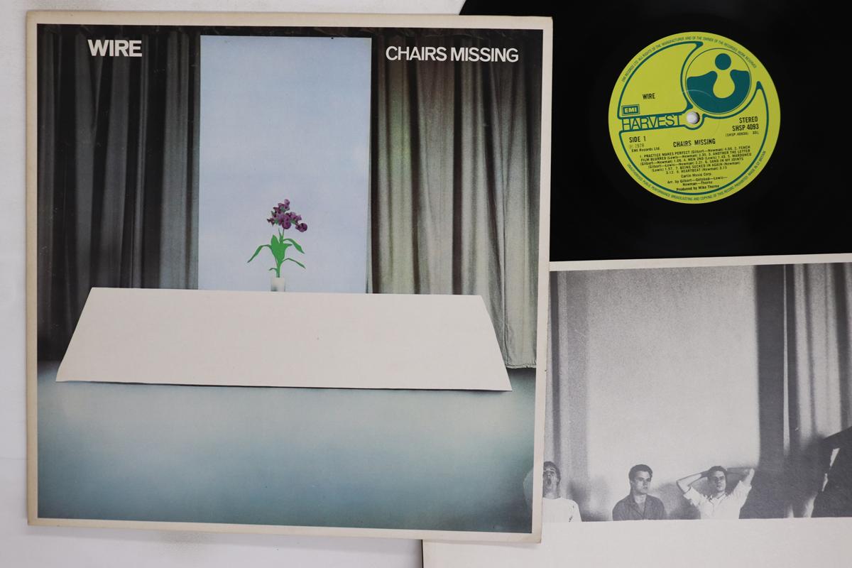 

LP Record WIRE Chairs Missing SHSP4093 HARVEST 1978 UK Rock Used