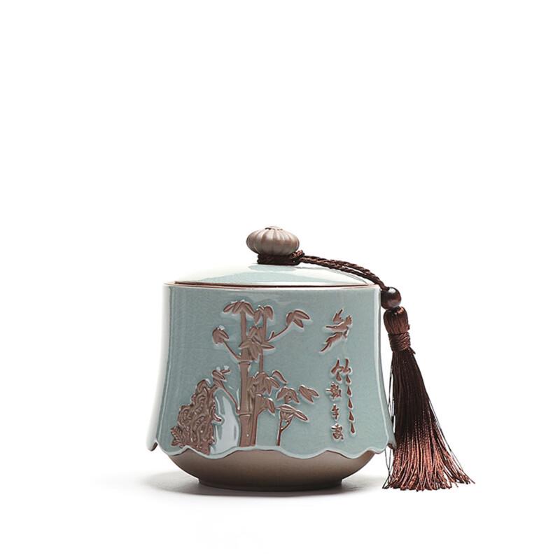 Zhishi Ceramic Sealed Tea Caddy