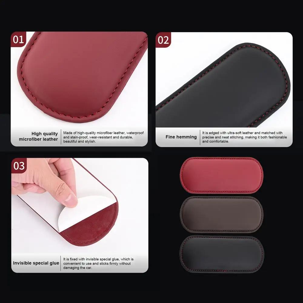 Comfortable Suede Car Pillow Car Knee Pad Auto Cushion Elastic Memory Foam Leg Pad Headrest In The Car Interior Accessories