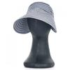 Shop   Women Stripe Adjustable Sun Cap Navy Km Wh 0816