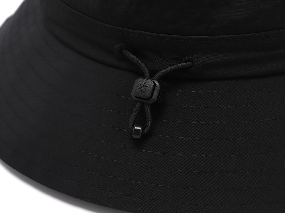 Snow Peak Boné Cample Chapéu Chapéu para Homens e Tamanho M GS-S25ZUCHA18 Mulheres, Preto,