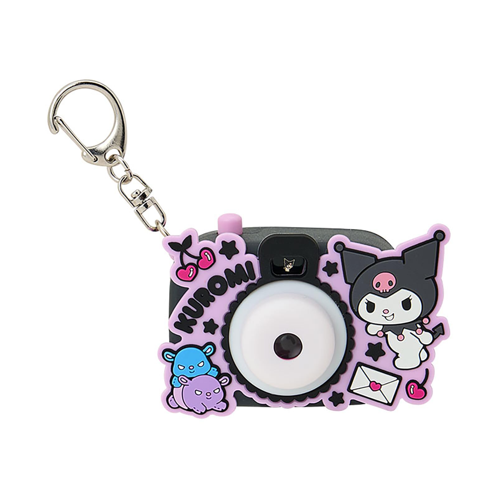 

Брелок-фонарик Sanrio Kuromi ABS 073865 в форме камеры (Миниатюрная игрушка) Смола/ПВХ