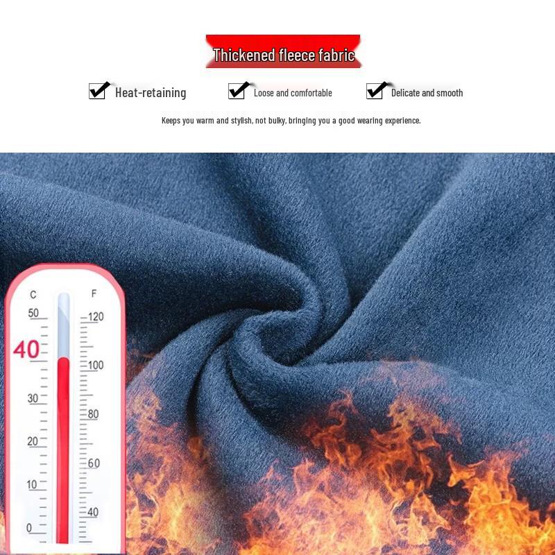 Pierre Cardin Men's Fleece-Lined Faux Two-Piece Knit Sweater