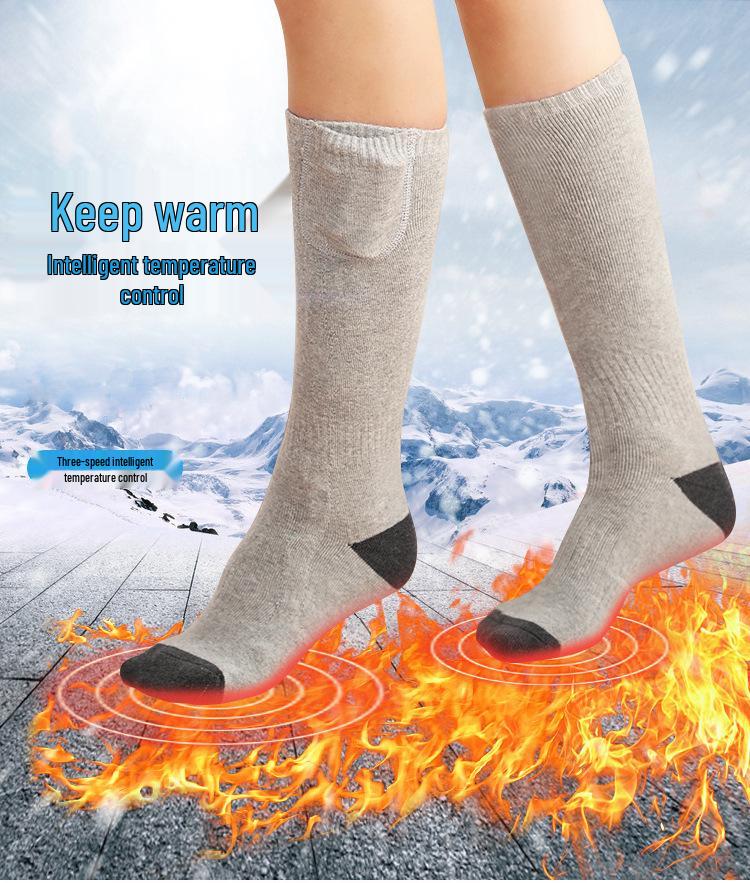 Unisex Elektrisch Beheizte Socken mit Fernbedienung für Kälteschutz im Freien - Ideal für Radfahren und Skifahren