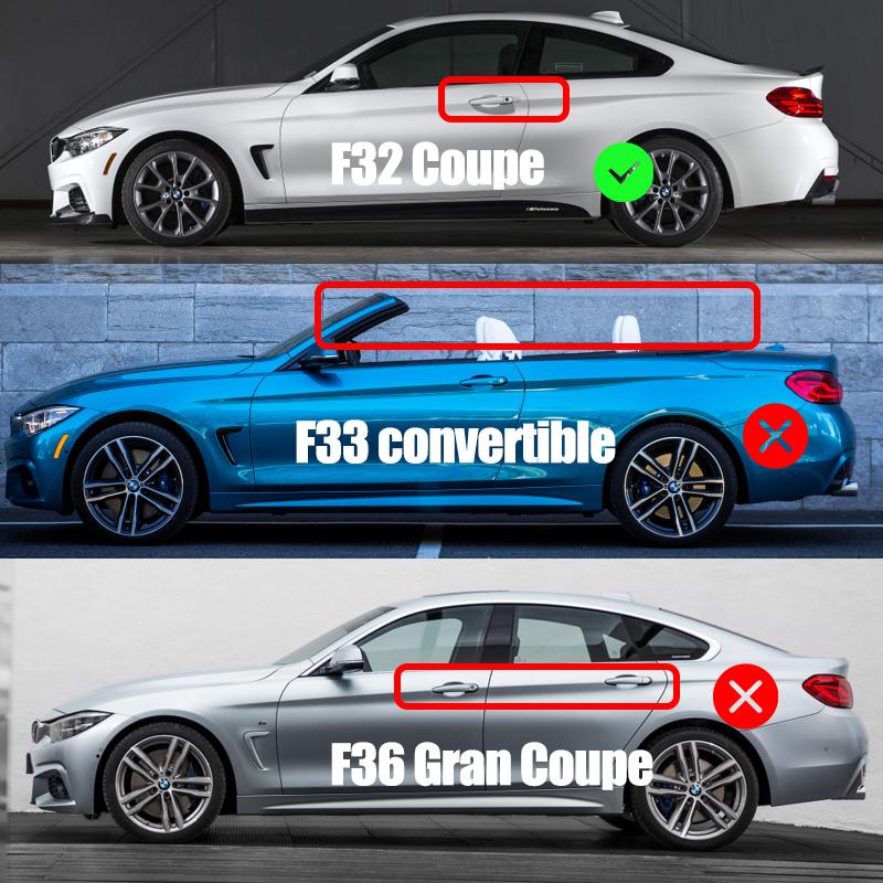 Magickit Rear Trunk Spoiler Fit for BMW 4 Series F32 M4 F82 Coupe 2014 2015 2016-2020 430d 435d 425d Rear Bumper Trunk Wing