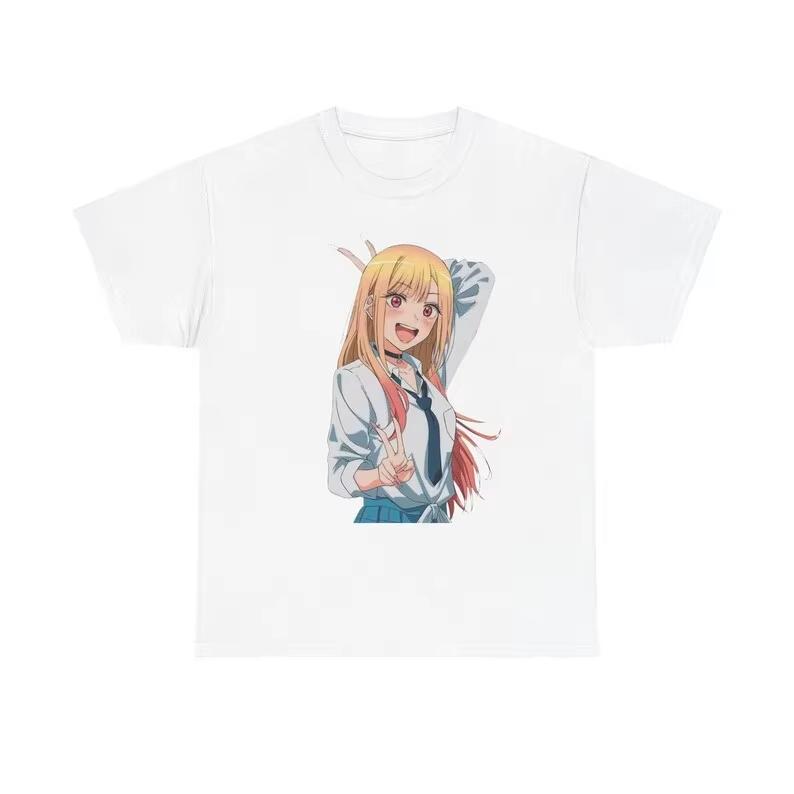 2026 Summer Unisex Oversized Casual TShirt Anime My DressUp Darling Marin Kitagawa School Uniform Unisex And Unisex Tshirt