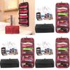 Roll N Go Cosmetic Bag Black/red Non-woven Fabric Travel Buddy For Cosmetics And Toiletries