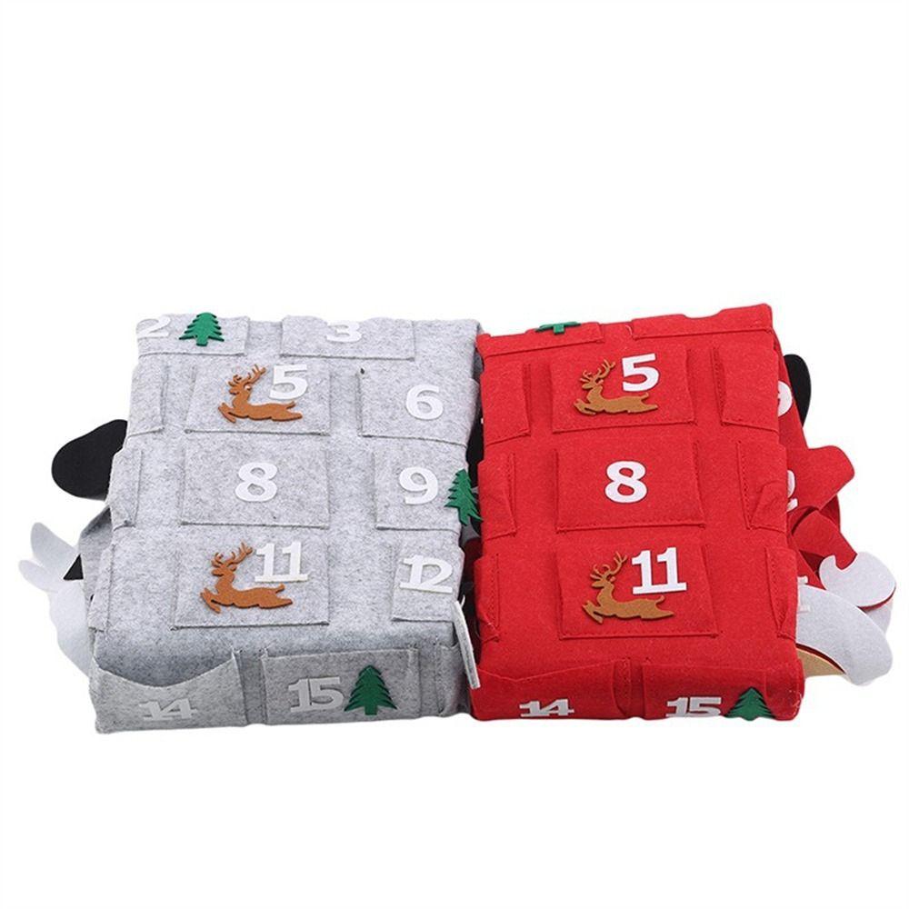 Advent Calendar Felt Advent Calendar Countdown Calendar Felt Christmas Tree DIY Advent Calendar