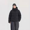 Lulu puff five-grid down jacket women's short new small waist thickened white duck down bread jacket