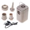 Electric Airs Pump with Light Outdoor Fast Inflate Deflate Pump Replacement Electric Rechargeable Small Airs Pump