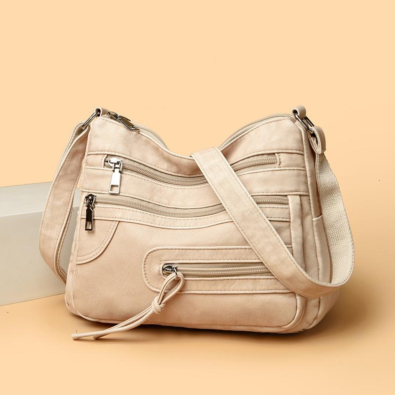 Mother Bag Women's Crossbody Bag Soft Leather Large Capacity Shoulder Bag