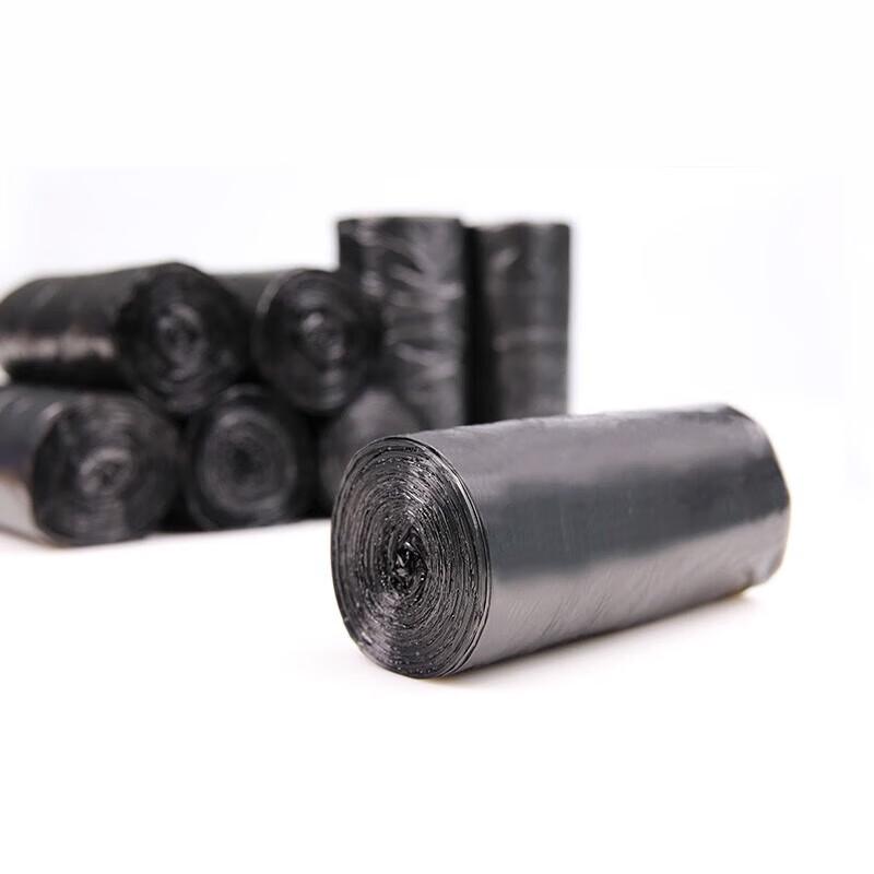 Hengdesheng Black Flat-Mouth Garbage Bags