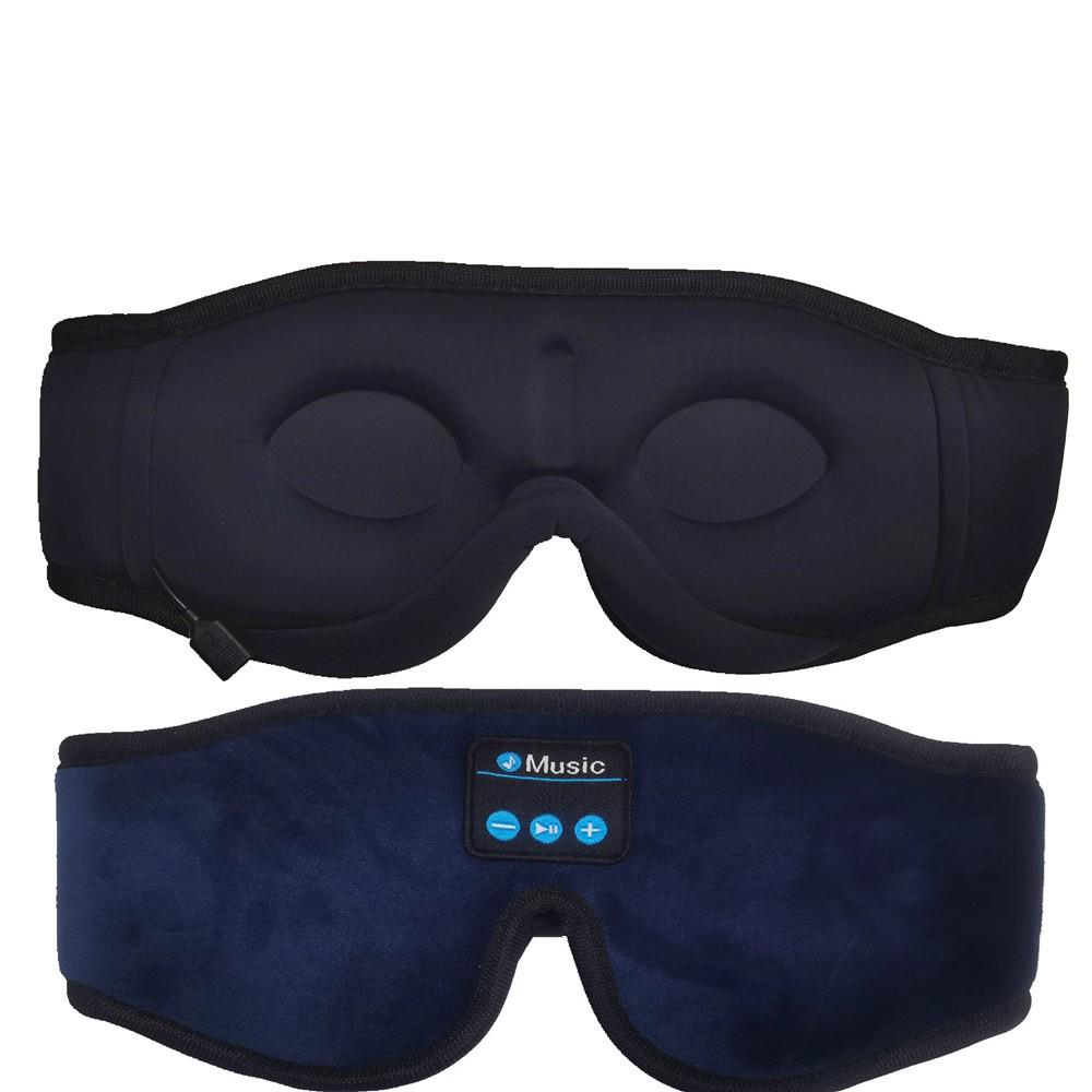 3D Bluetooth Stereo Sleep Mask with Light Blocking & Eye Fatigue Relief