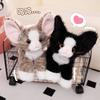 1Pc 53CM Kawaii German Cat Plush Toy Cute Big Eared Cats Doll Stuffed Soft Toy Birthday Gift Decoration Toy
