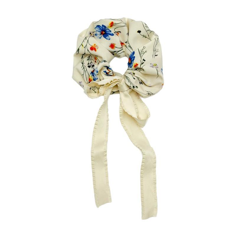 Neues süßes Blumenstoff-Haarband für Damen, Ein kleines und einzigartiges geknotetes Frisuren-Accessoire zum Flechten der Haare.