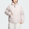 Adidas Year Of The Dragon CNY Series Embroidered Reversible Plus Velvet Sports Casual Loose Jacket Women Outerwear Light-Purple Pink IX5956