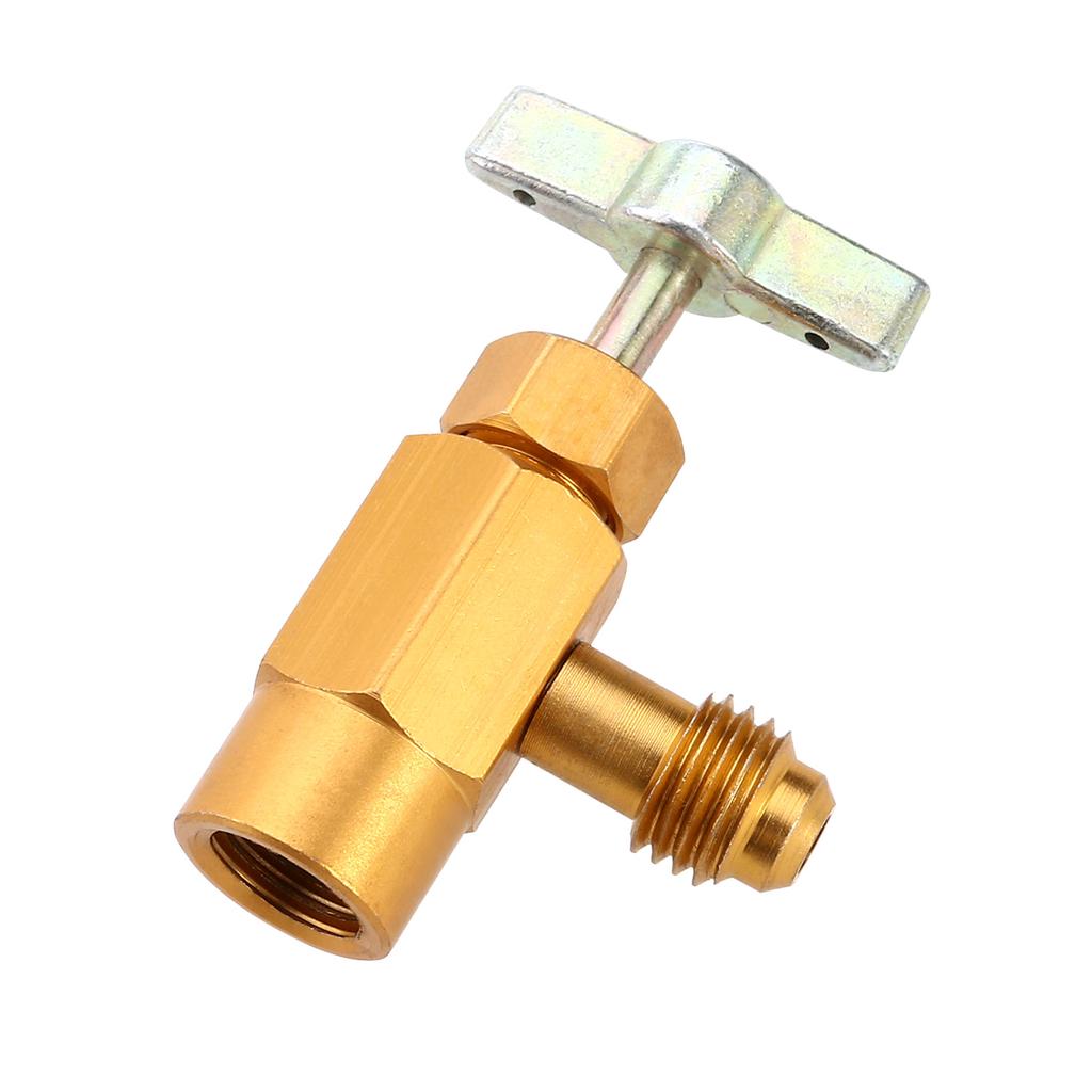 ZXZHL R-134 AC Refrigerant 1/2 Acme Thread CAN TAP Dispensing Valve Tool Refrigerant freon 134a Tap Tool Bottle Opener YANGL ZXZHL R-134 AC Refrigerant 1/2 Acme Thread CAN TAP Dispensing Valve Tool Refrigerant freon 134a Tap Tool Bottle Opener YANGL