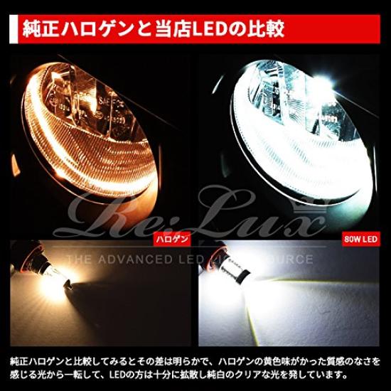 Sparkling PSX26W White LED Fog Bulbs Set of 2 for Hiace 200 Series 3rd Generation Late Model 4th Generation LED Fog Bulbs Style!