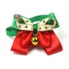 Pet Christmas Bowtie Collar Pet Neck Bows With Bell Pet Collars Accessories For Small Medium Dog Cat