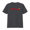 Iberia Airlines Spanish Airline Retro Logo Cotton Black T Shirt with Red Yellow Design vintage Washed Stylish Slightly Unisex