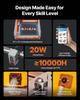 Laser Engraver, 20W, Laser Engraving and Cutting Machine with Enclosure Camera, Laser Cutter, 400 x 400 mm Working Area, 30000 mm/min, for Wood,