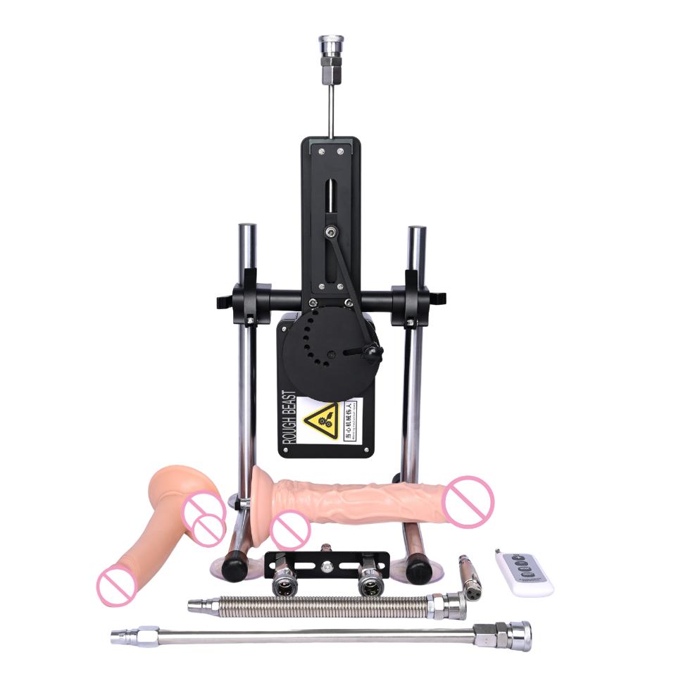Sex Machine ROUGH BEAST Remote Control Quiet 360 Agree Adjustable Masturbation Machine for Women Men
