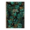2026 Flower Planner Schedule Organiser Twin Coil Binding Monthly Planner Notebook For Time Management and Scheduling