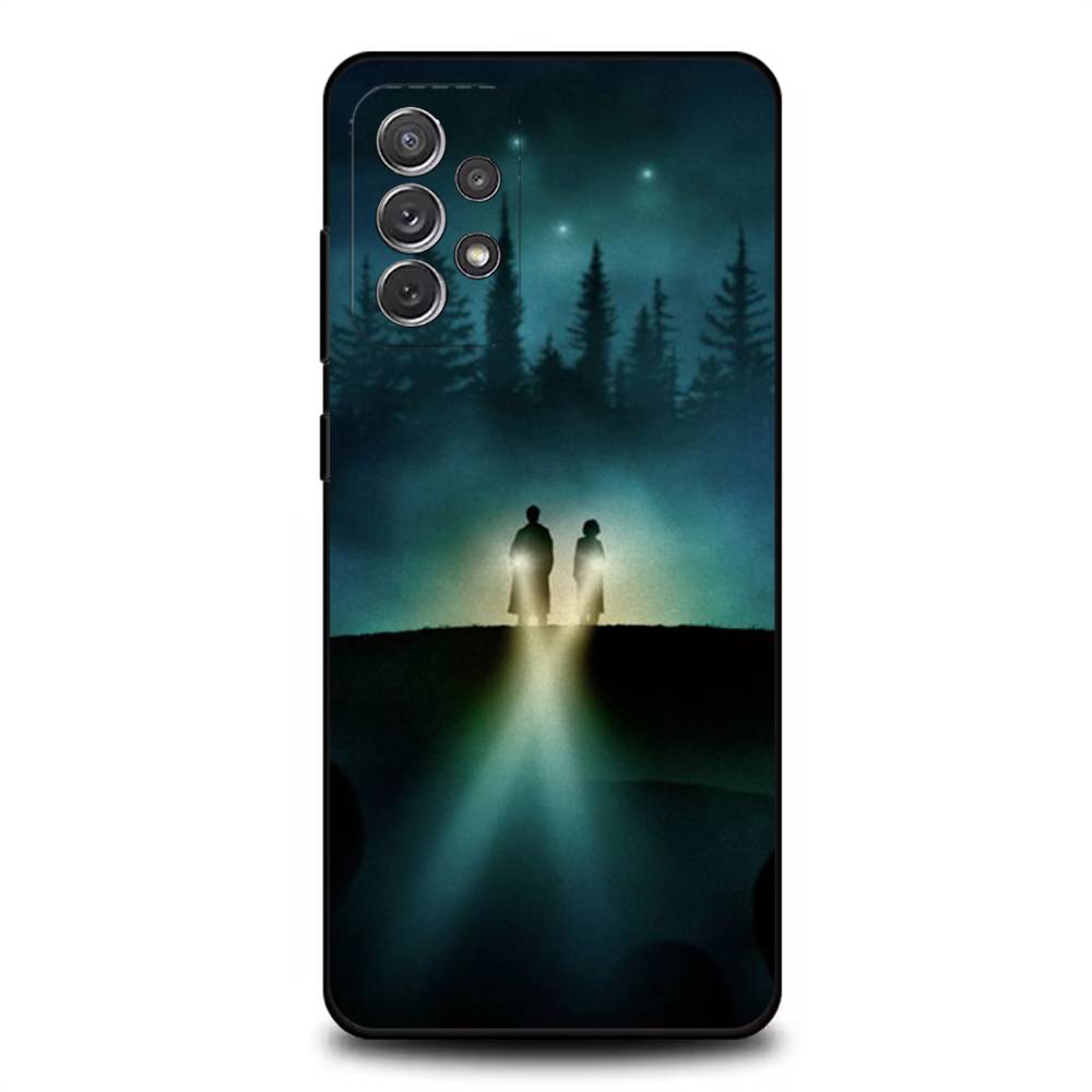 Movie The X-X F-Files Phone Case For Samsung S 25,24,23,22,30,21,10,9,Ultra,Plus,Lite,FE,4,5G Black Soft Case