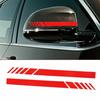 5D Carbon Fiber Rearview Mirror Decoration Sticker Stripe Decal Car Accessories