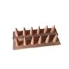 2/3 Tiers Wooden Finger Ring Display Stand 12 /18 Fingers Wooden Display Ring Cone  Dressing Table